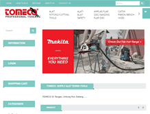 Tablet Screenshot of handtools-tomeco.com